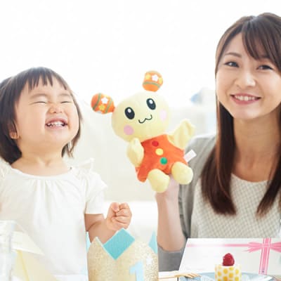 うーたん やわらかハンドパペット＋ドキドキHAPPYBOX電報 | 電報なら