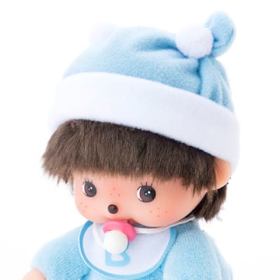お座りポーズのベビチッチくん＋ドキドキHAPPYBOX電報 | 電報なら
