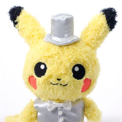 ポケモン ピカチュウ ウェディングぬいぐるみ＋ドキドキHAPPYBOX電報