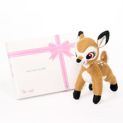 ディズニー】My Picture バンビ ぬいぐるみ＋ドキドキHAPPYBOX電報