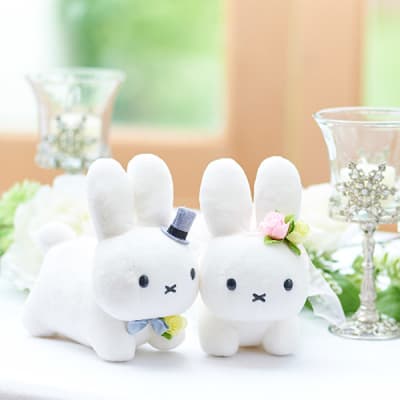 Brunaファミリー ウェディングドール うさぎ＋キラキラHAPPYBOX