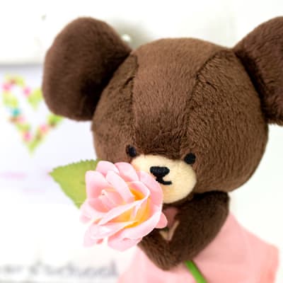 くまのがっこう フレームぬいぐるみ Sweet Jackie＋くまのがっこう