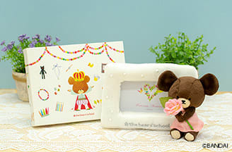 くまのがっこう フレームぬいぐるみ Sweet Jackie＋くまのがっこうHAPPYBOX電報