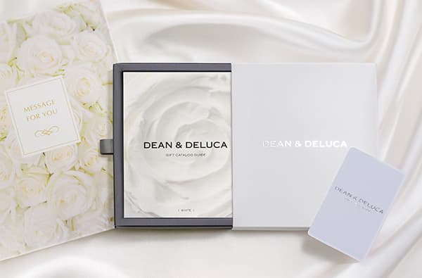 DEAN & DELUCA ギフトカタログ（カードタイプ）ホワイト＋ハート電報 ホワイトローズ