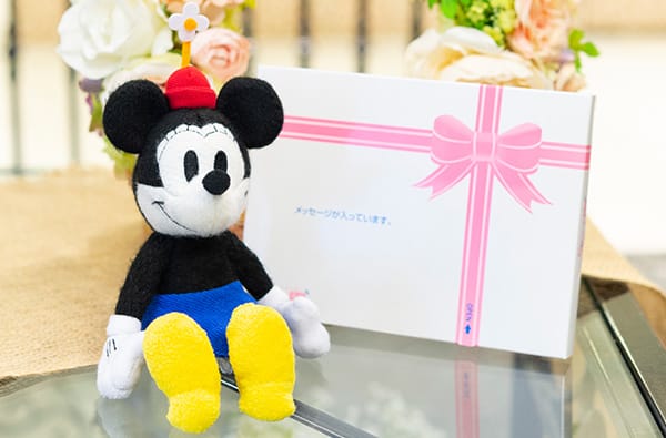 My Picture ミニー ぬいぐるみ＋ドキドキHAPPYBOX電報