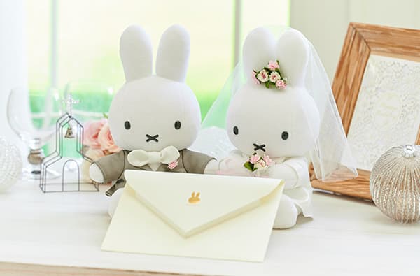 ミッフィー ウェディングぬいぐるみ電報
