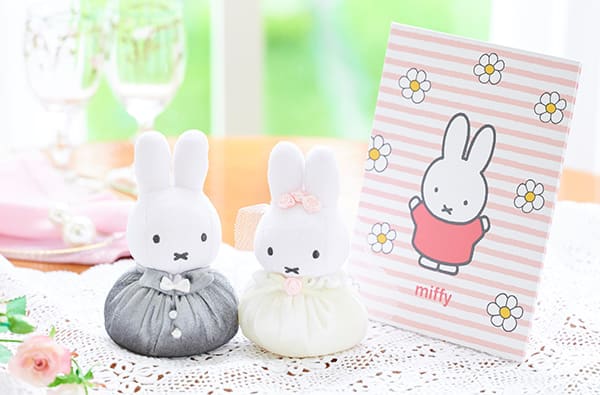 ミッフィー ウェディングマスコット+ミッフィー電報 ミッフィーのお花