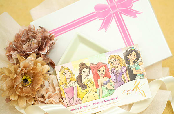 【松栄堂】ディズニープリンセスお香セット（アソート）＋ドキドキHAPPPYBOX電報