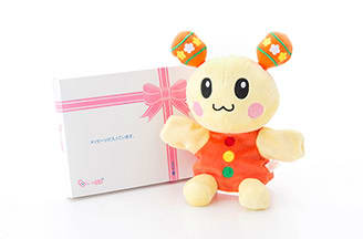 うーたん やわらかハンドパペット＋ドキドキHAPPYBOX電報