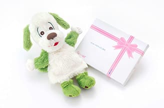 ワンワン やわらかハンドパペット＋ドキドキHAPPYBOX電報