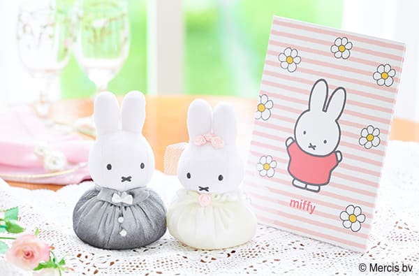 ミッフィー ウェディングマスコット+ミッフィー電報 ミッフィーのお花