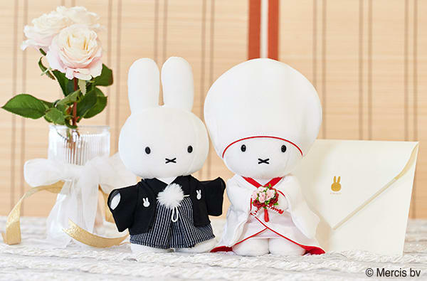 ミッフィー 和装ウェディングぬいぐるみ電報