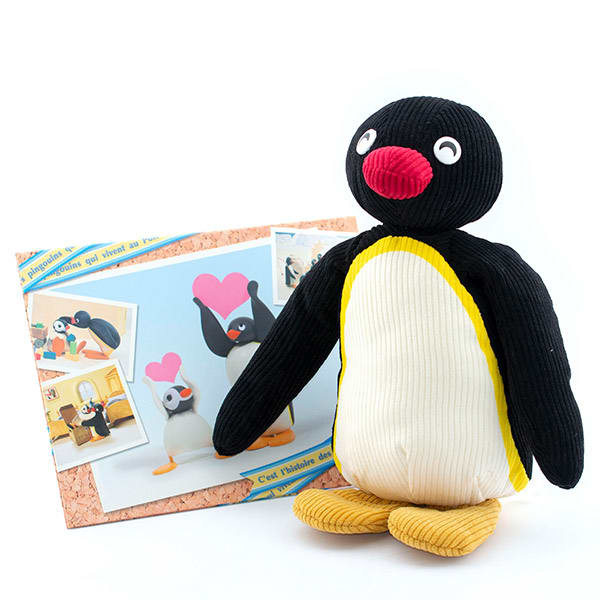 ピングー コーデュロイぬいぐるみ＋ピングー電報Photograph