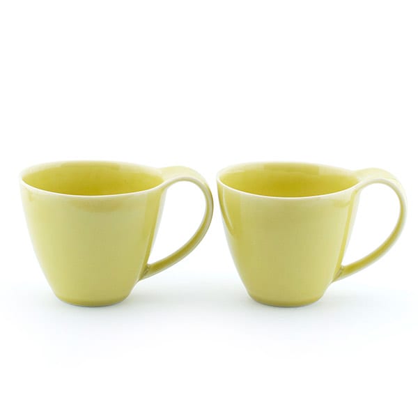 〈ポトペリー〉ヴォーグ ペアコーヒーカップ＋キラキラHAPPYBOX電報ショコラ