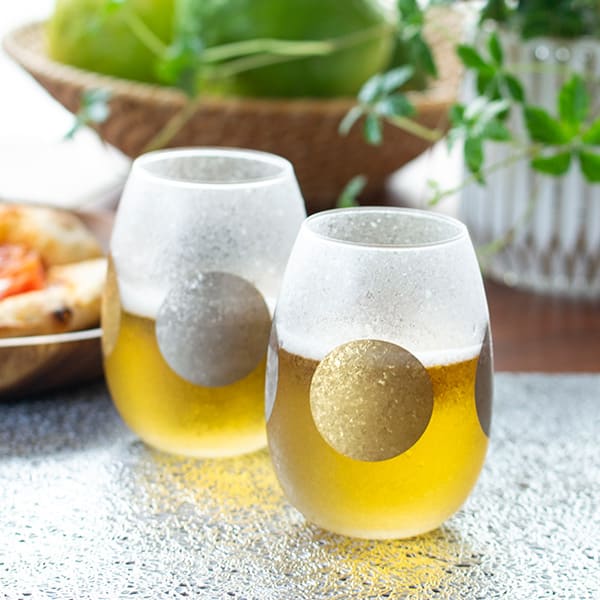 〈The Premium Nippon Taste〉日月タンブラー＋キラキラHAPPYBOX電報ショコラ