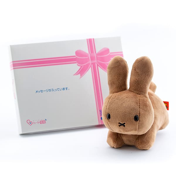 Brunaファミリー うさぎ（ブラウン）＋ドキドキHAPPYBOX電報