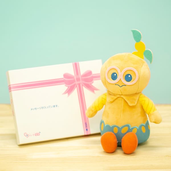 やころ ぬいぐるみ＋ドキドキHAPPYBOX電報