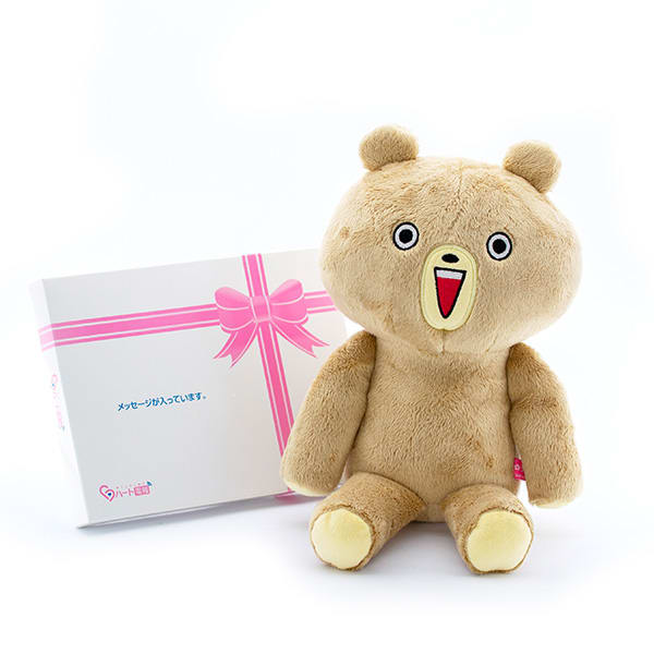 くまさん ぬいぐるみ＋ドキドキHAPPYBOX電報