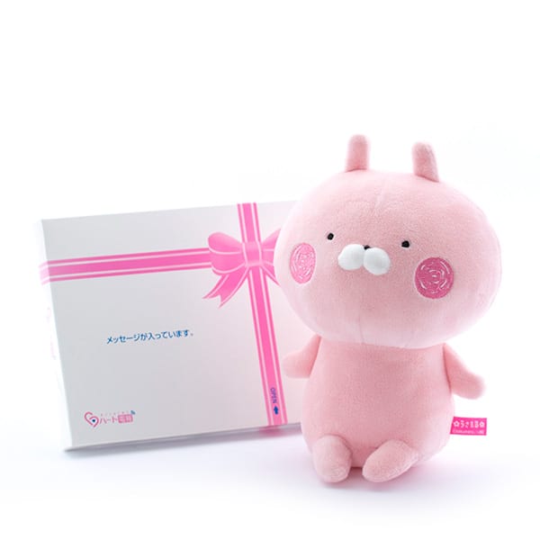 うさこ おすわりぬいぐるみ＋ドキドキHAPPYBOX電報