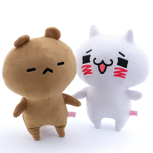 【愛しすぎて大好きすぎる】くま＆にゃんこ ぬいぐるみ