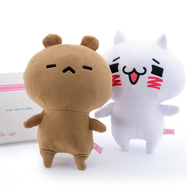 【愛しすぎて大好きすぎる】くま＆にゃんこ ぬいぐるみ