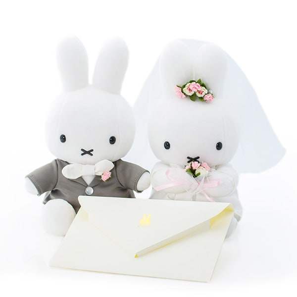 ミッフィー ウェディングぬいぐるみ