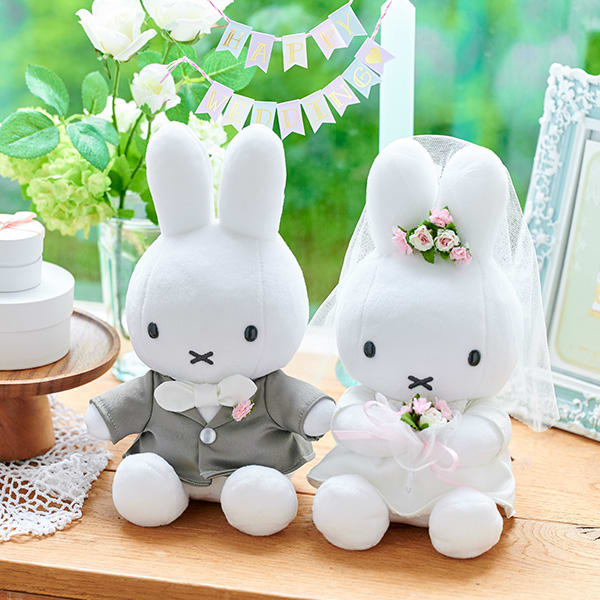 ミッフィー ウェディングぬいぐるみ