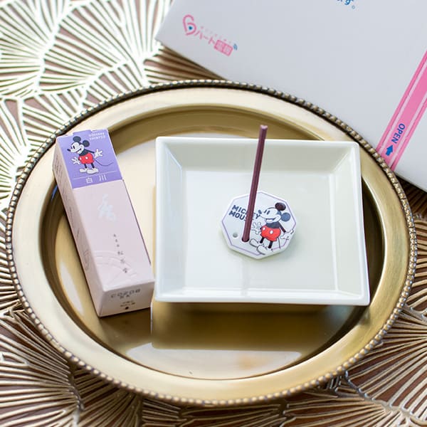 【松栄堂】ディズニーデザインお香セット（白川）＋ドキドキHAPPPYBOX電報