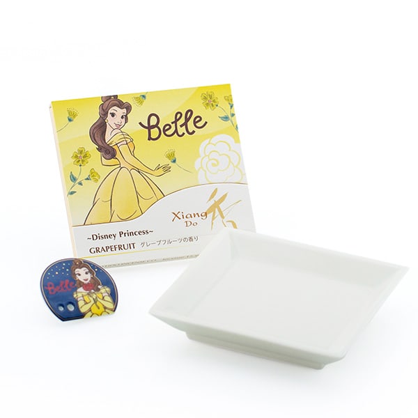 【松栄堂】ディズニープリンセス〈ベル〉お香セット（グレープフルーツ）＋ドキドキHAPPPYBOX電報