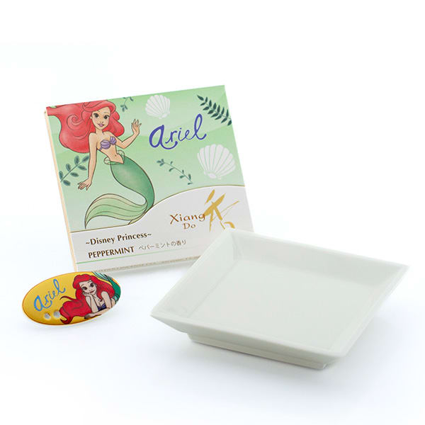 【松栄堂】ディズニープリンセス〈アリエル〉お香セット（ペパーミント）＋ドキドキHAPPPYBOX電報