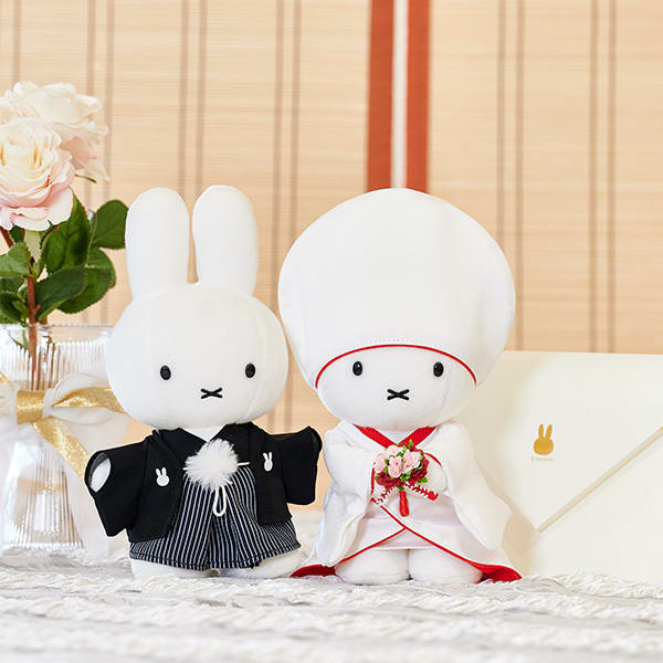 ミッフィー 和装ウェディングぬいぐるみ電報