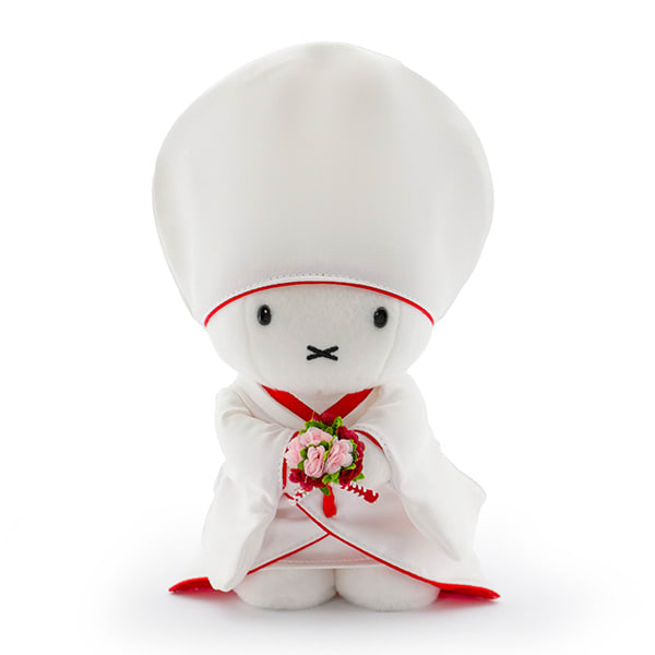 ミッフィー 和装ウェディングぬいぐるみ+ミッフィー電報 梅むすび