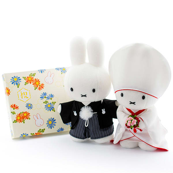 ミッフィー 和装ウェディングぬいぐるみ＋ミッフィー HAPPYBOX電報 和華