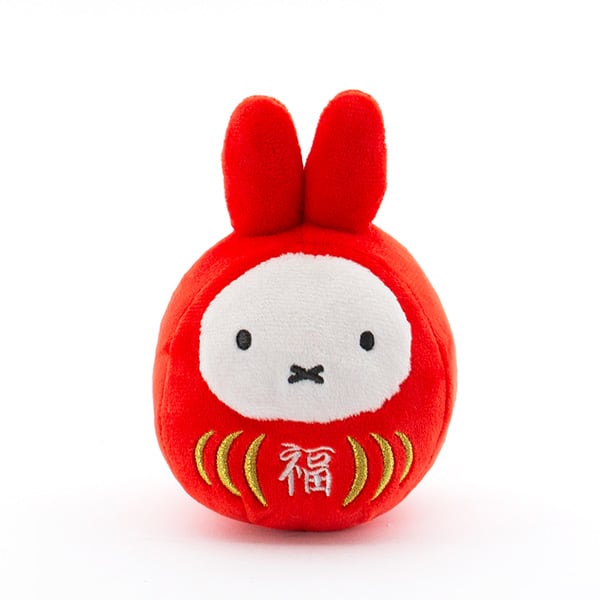 ミッフィー 福だるまマスコットキーチェーン+ミッフィー電報 梅むすび