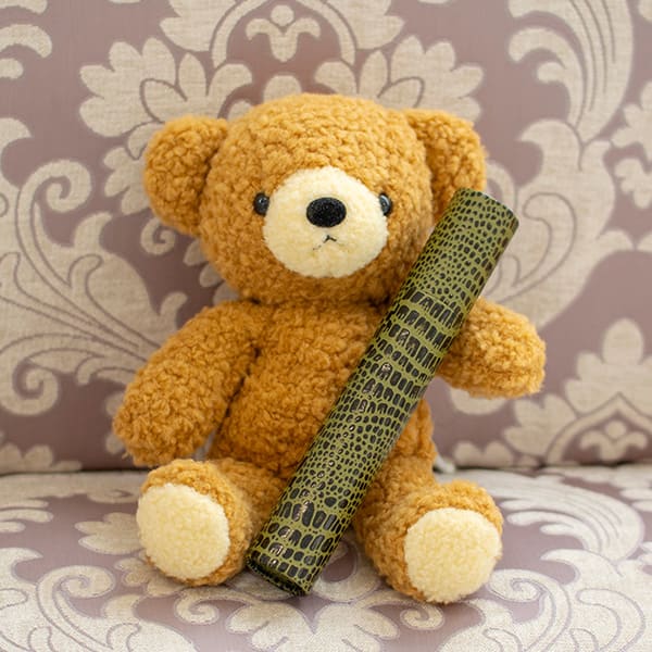 【日本製】クマのフカフカ(M)ブラウン＋丸筒電報 スタンダード