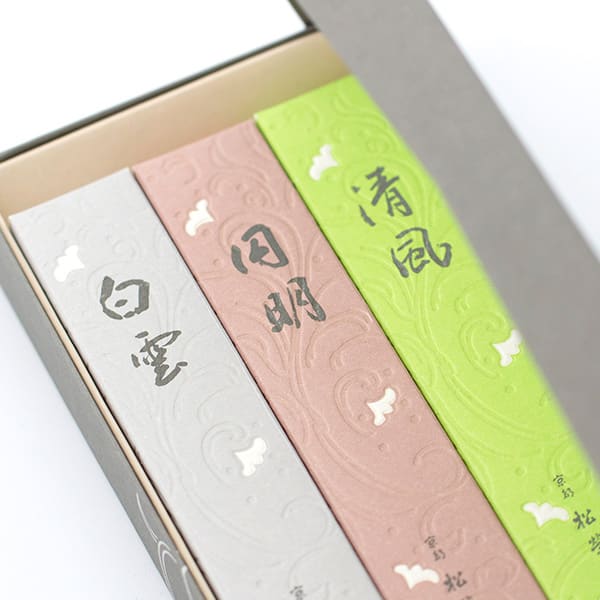 お悔やみ電報 ほととぎす 京線香「こころか」3種セット