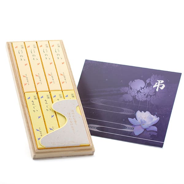 お悔やみ電報 蓮 お線香「ほのか・まどか」セット