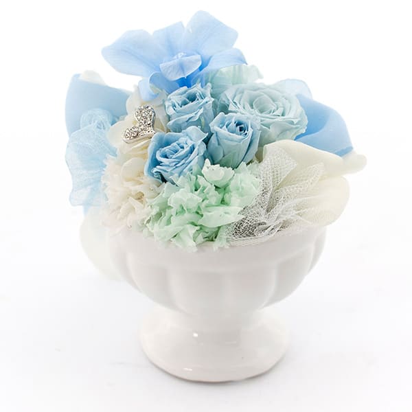 Rosary サムシングブルー＋ハート電報 ロイヤルフラワーブルー