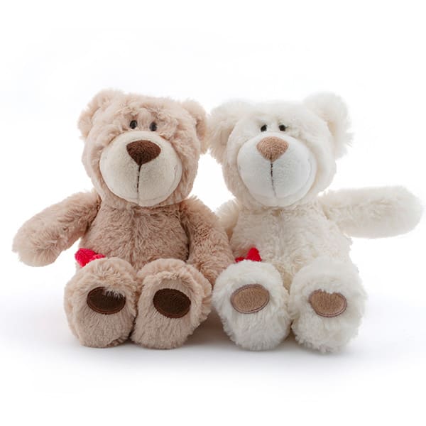 NICI（ニキ）ラブベア クラシックぬいぐるみ ポポ＆ララ（25cm）＋ドキドキHAPPYBOX電報