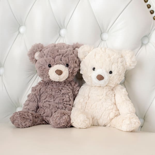 【Mary Meyer】パティ グレー＆クリームベア S＋ドキドキHAPPYBOX電報