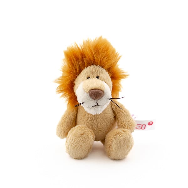 NICI（ニキ）ライオン ぬいぐるみキーリング（10cm）＋ドキドキHAPPYBOX電報