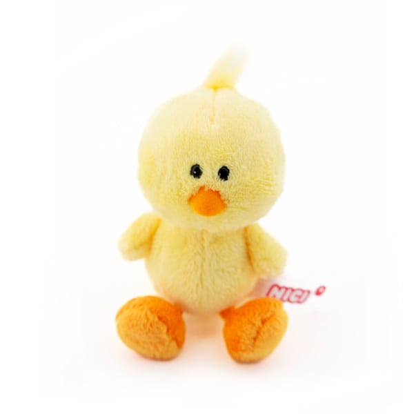 NICI（ニキ）ヒヨコ ぬいぐるみキーリング（10cm）＋ドキドキHAPPYBOX電報
