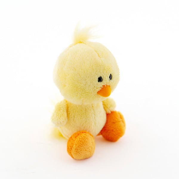 NICI（ニキ）ヒヨコ ぬいぐるみキーリング（10cm）＋ドキドキHAPPYBOX電報