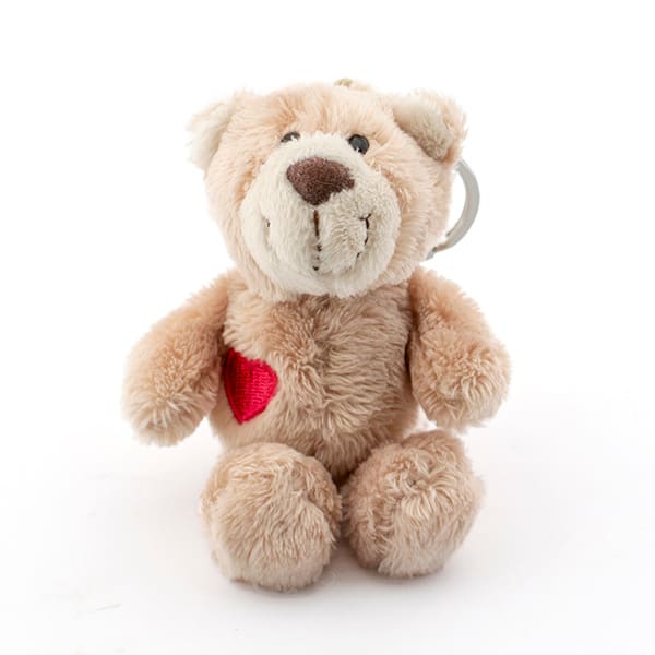 NICI（ニキ）ラブベア ぬいぐるみキーリング ポポ＆ララ（10cm）＋ドキドキHAPPYBOX電報