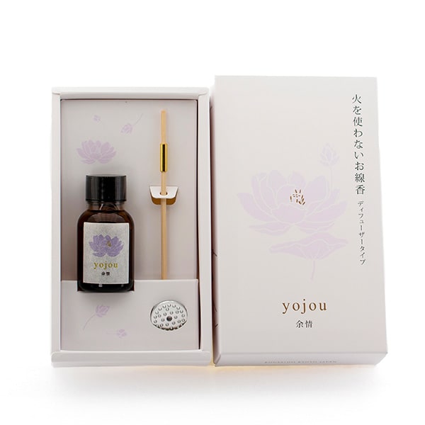 内容物：アロマオイル15ml、リードスティック1本、香立入