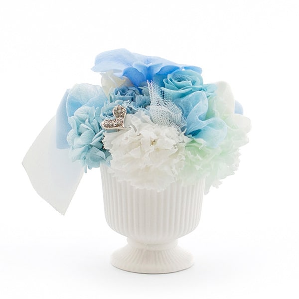 Rosary サムシングブルー＋ハート電報 ロイヤルフラワーブルー