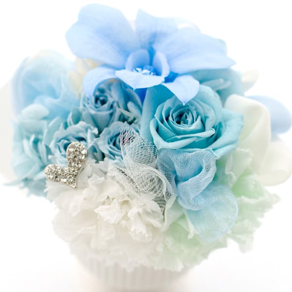 Rosary サムシングブルー＋ハート電報 ロイヤルフラワーブルー