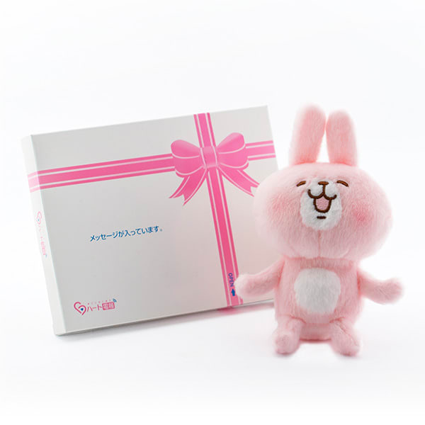 カナヘイの小動物 うさぎ＋ドキドキHAPPYBOX電報