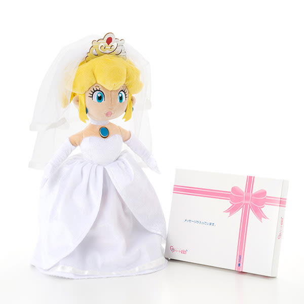 ピーチ姫 ウェディングぬいぐるみ