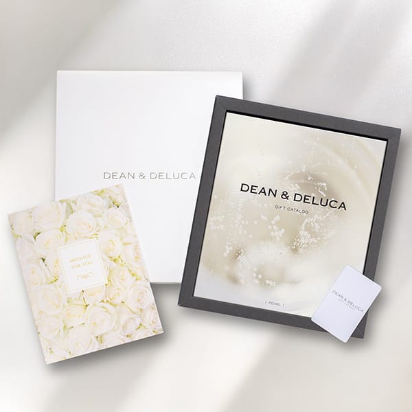 DEAN & DELUCA ギフトカタログ（ブックタイプ）パール＋ハート電報 ホワイトローズ